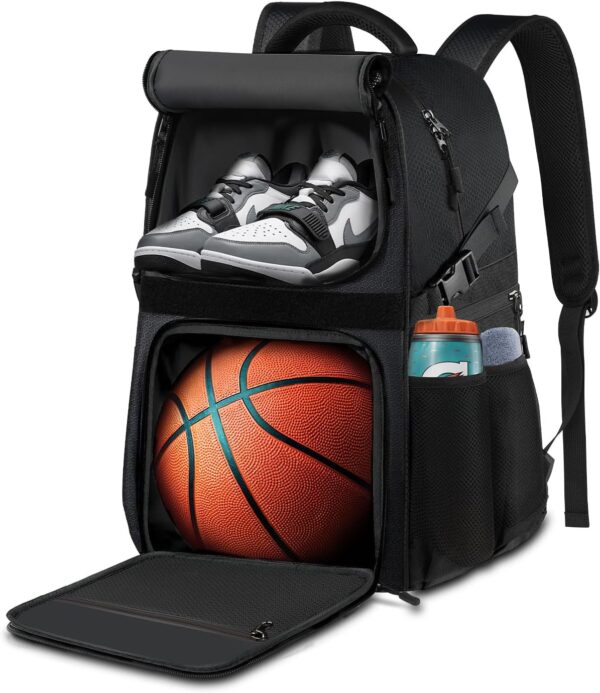 Basketball Bag Backpack with Ball Holder